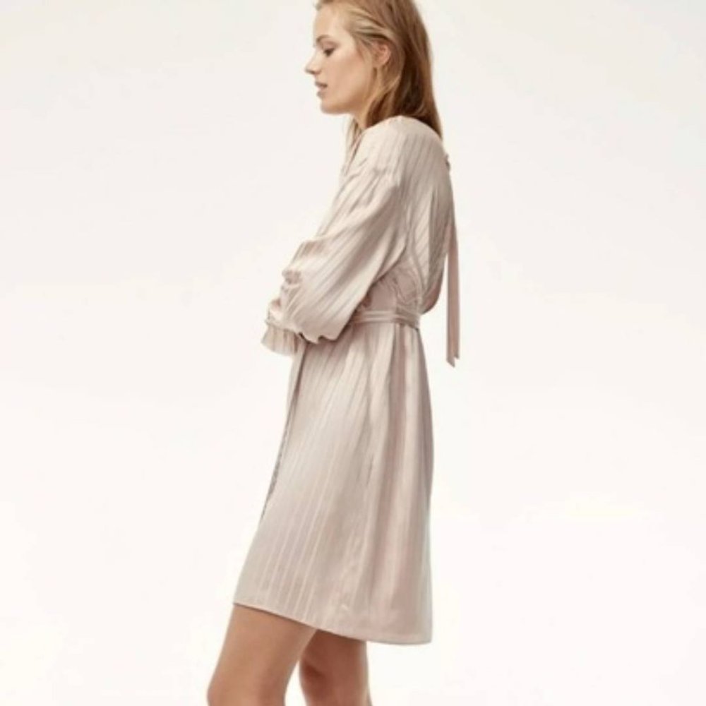 Aritzia Wilfred Gaillard Dress in Light Pink - Picture 2 of 4